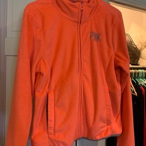 Victoria Secret Pink Zip Up Fleece Jacket